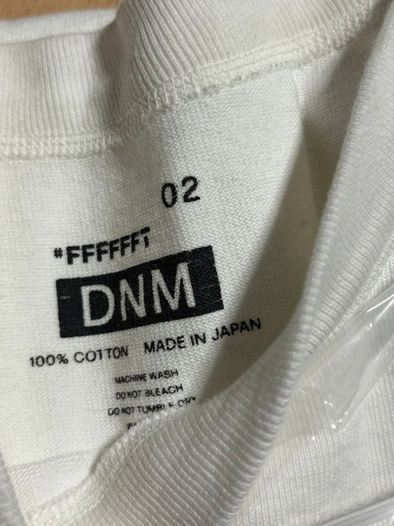 店舗限定 FFFFFFT DNM size02 美品白T 木村拓哉 - メルカリ