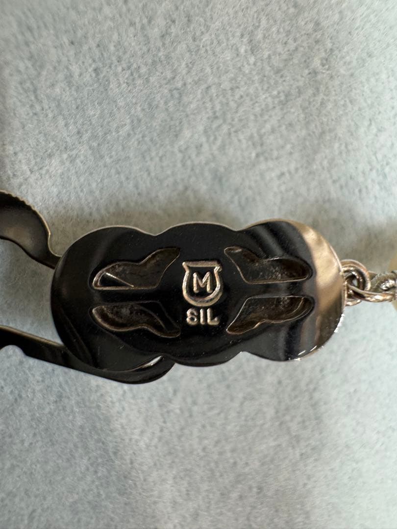 ミキモト　真珠　パール　ネックレス　SIL　Mチャーム付き　6.5m～7.0m