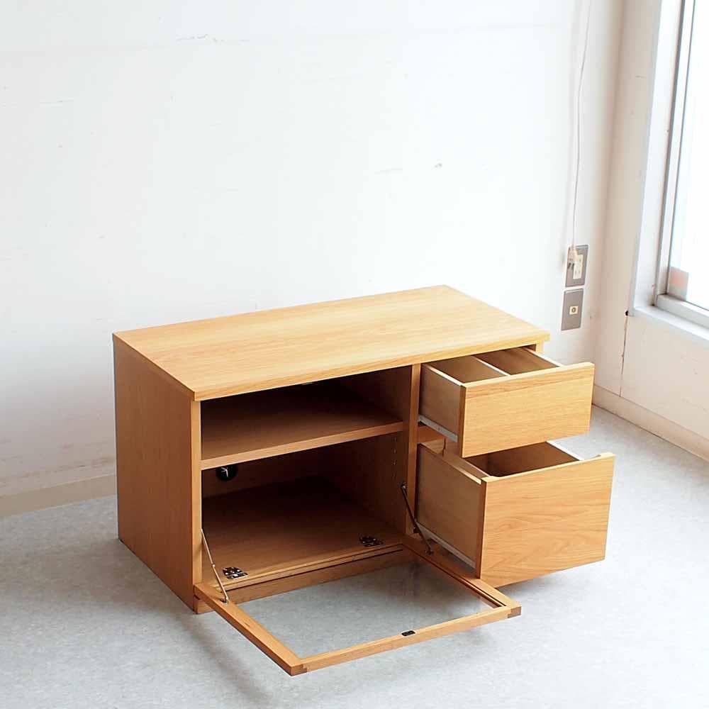 無印良品/MUJI オーク材 AVラック 90cm ZR24455 - メルカリ