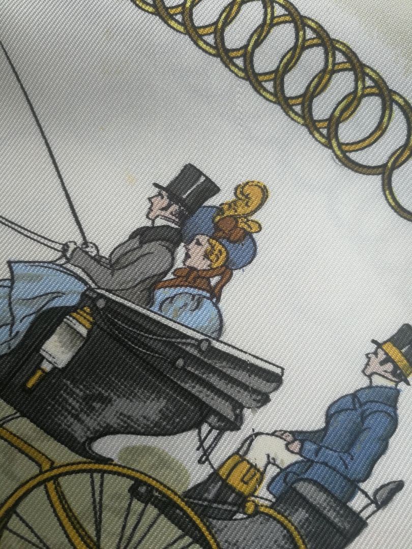 エルメス HERMES スカーフ カレ90 ロンシャンへの散歩 - メルカリ