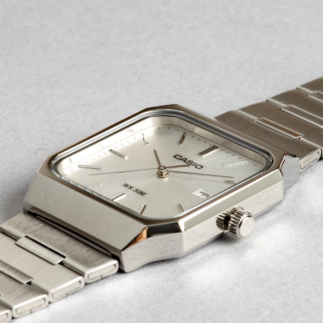新品・未使用】 CASIO MTP-B185D-7A シルバー 海外モデル - メルカリ