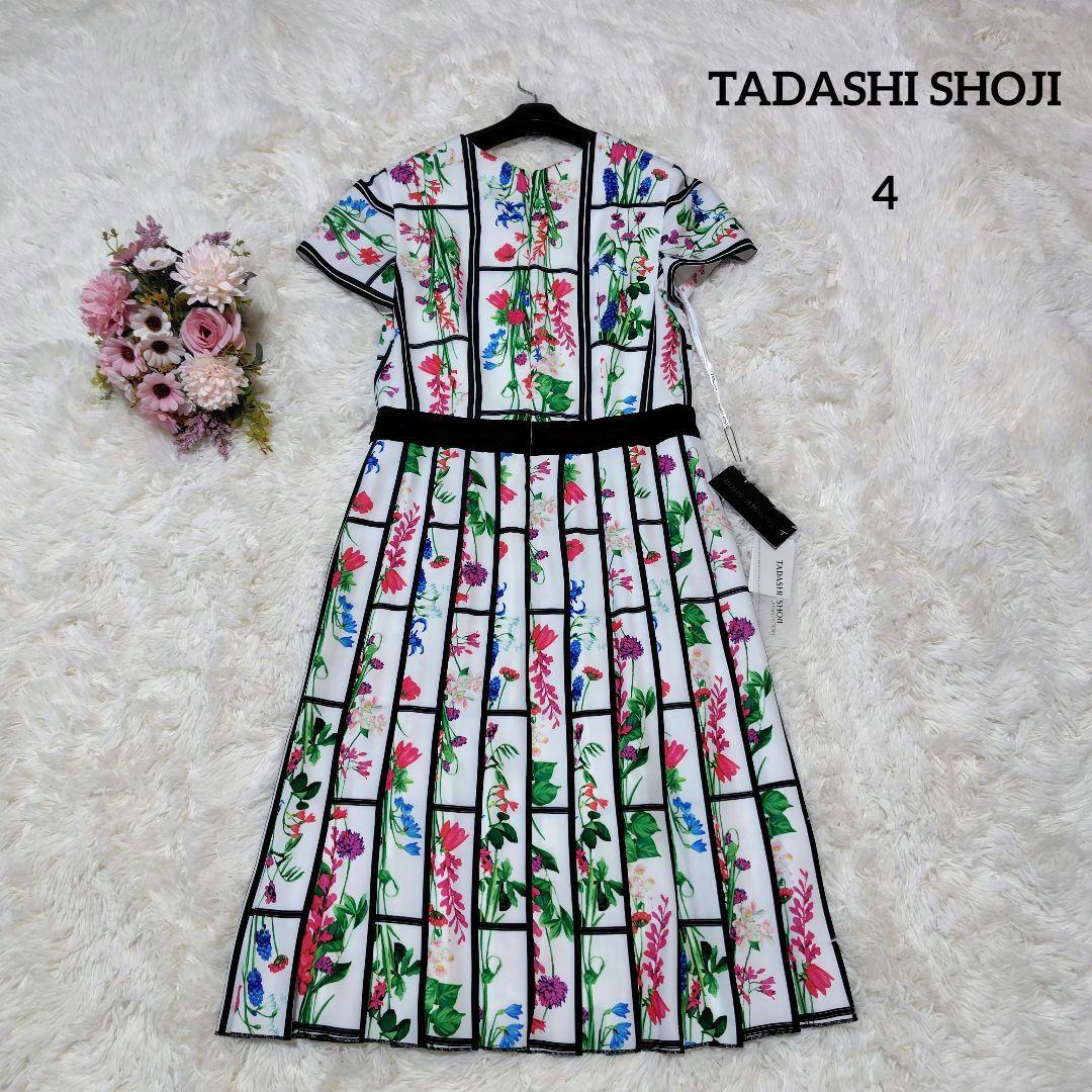 タグ付き♡定価8.5万】タダシショージ プリーツフローラルドレス