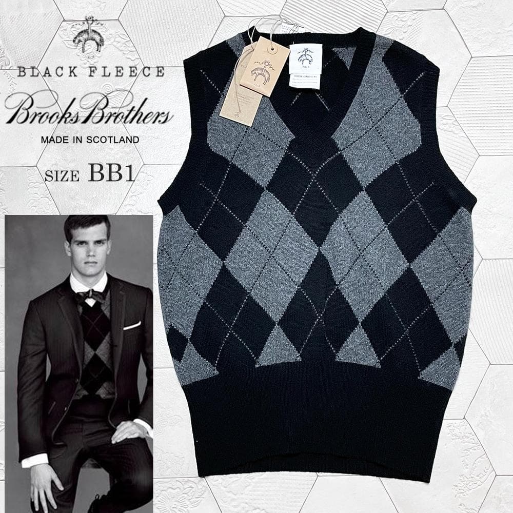 新品！ブルックスブラザーズ BLACK FLEECE カシミヤベスト BB1 - メルカリ