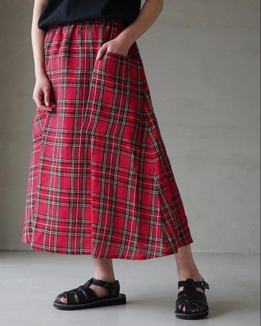 R&D.M.Co-タータンチェックポケットスカート - メルカリ