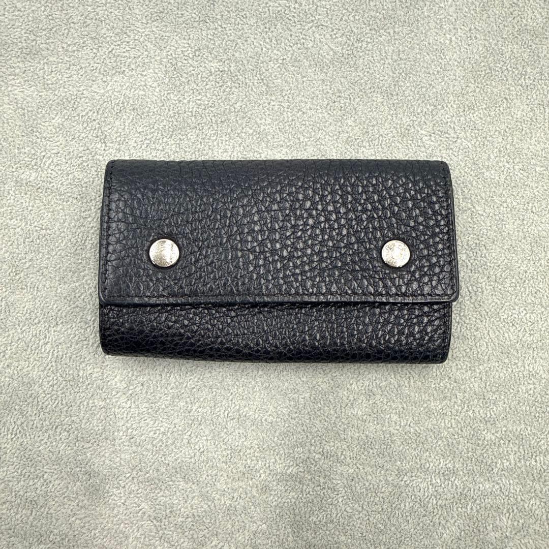 HERMES エルメス キーケース ブラック レザー 本革 - メルカリ