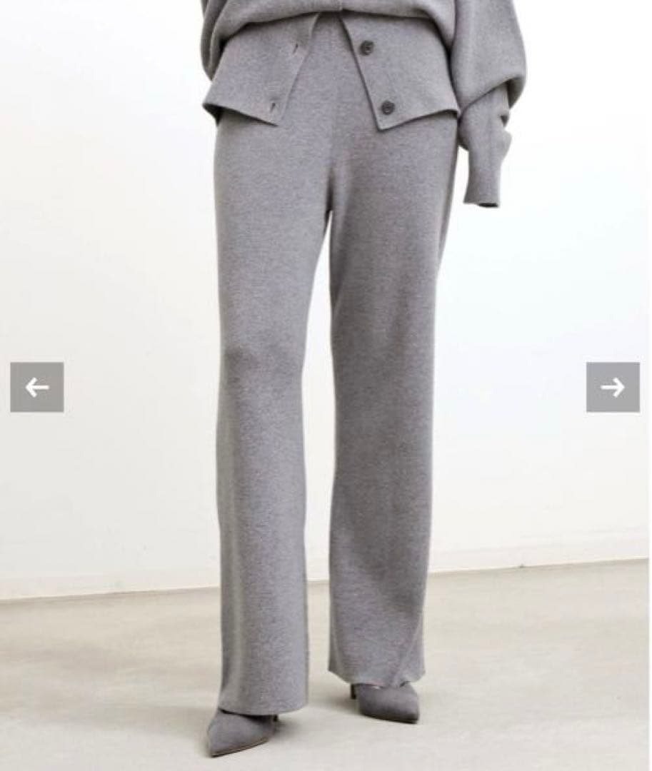 L'Appartement アパルトモン ニットパンツ - メルカリ