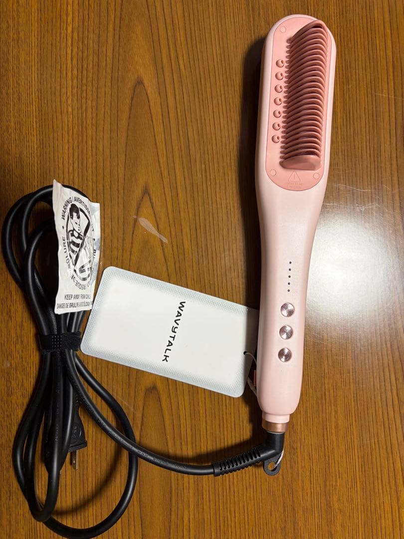 WAVYTALK スチームラインプロ ストレートヘアアイロン WAVYTALK スチームアイロンプロ ピンク ストレートヘアアイロン - メルカリ