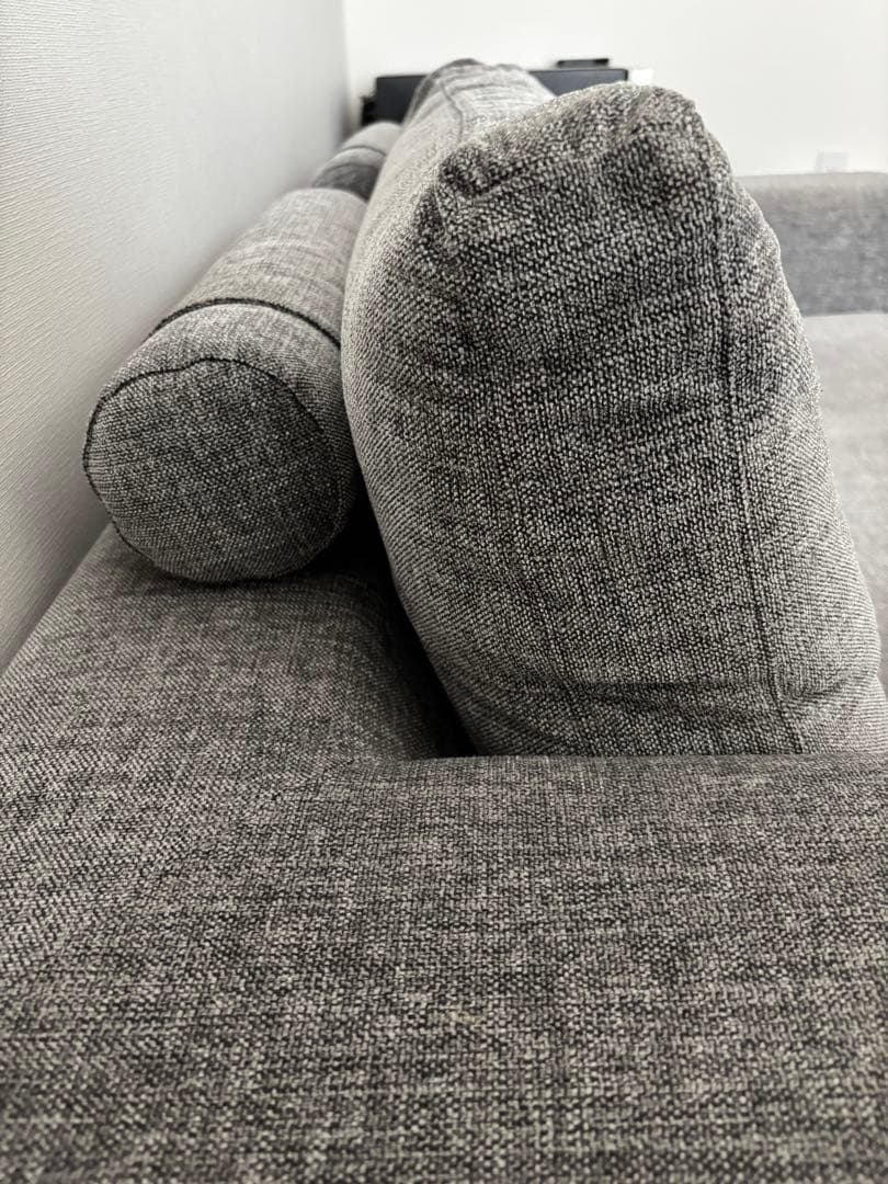 LIVING HOUSE】当時の価格30万・カバリングソファ・羽毛・2.5人用