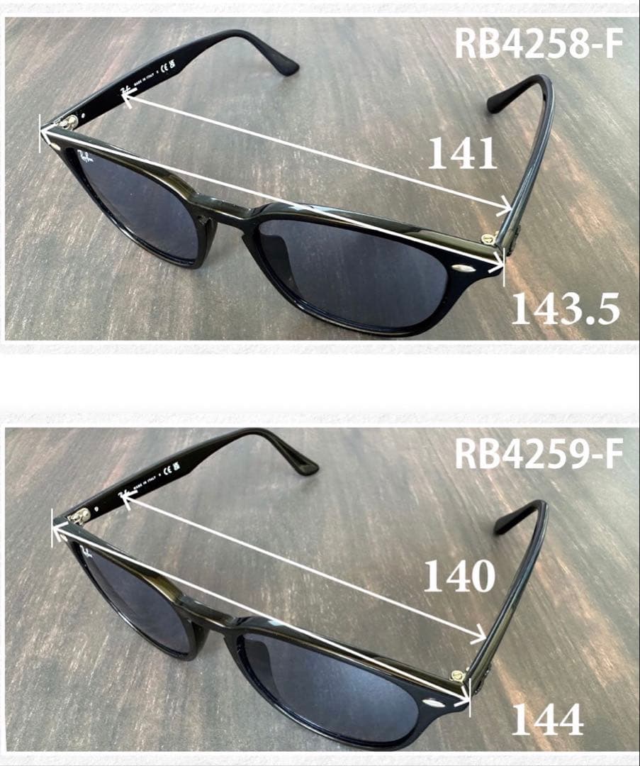 ☆極美品☆RB4258-F 601/19 ☆啓之輔さん着用☆RayBan☆ - メルカリ