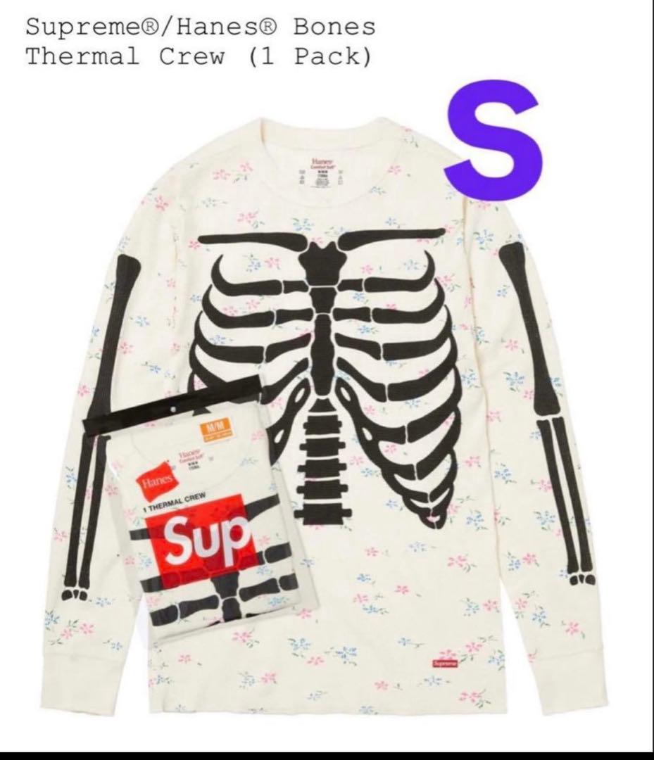 Supreme × hanes bones花柄サーマル - メルカリ