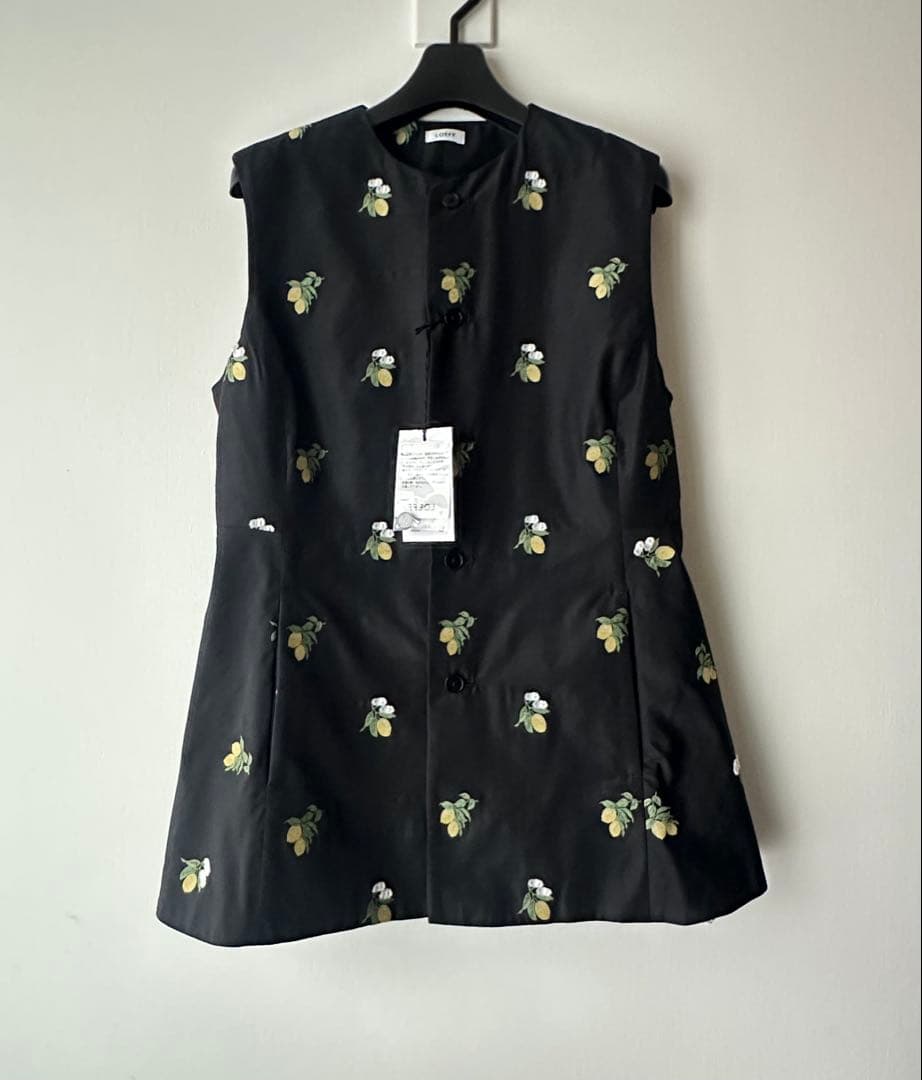 新品】LOEFF ロエフ レモン ジャガードベスト - メルカリ