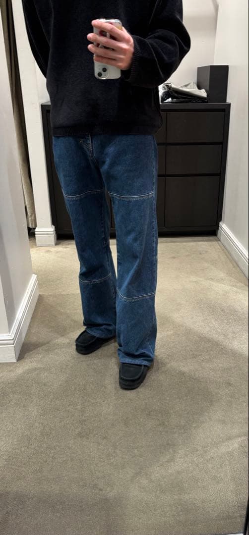 SUNFLOWER サンフラワー ブルー Work フレアジーンズ 29×32 - メルカリ