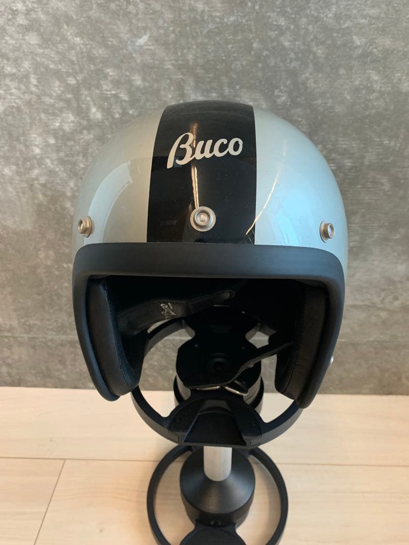 Buco/トイズマッコイ/ジェットヘルメット シルバー/ブラック - メルカリ