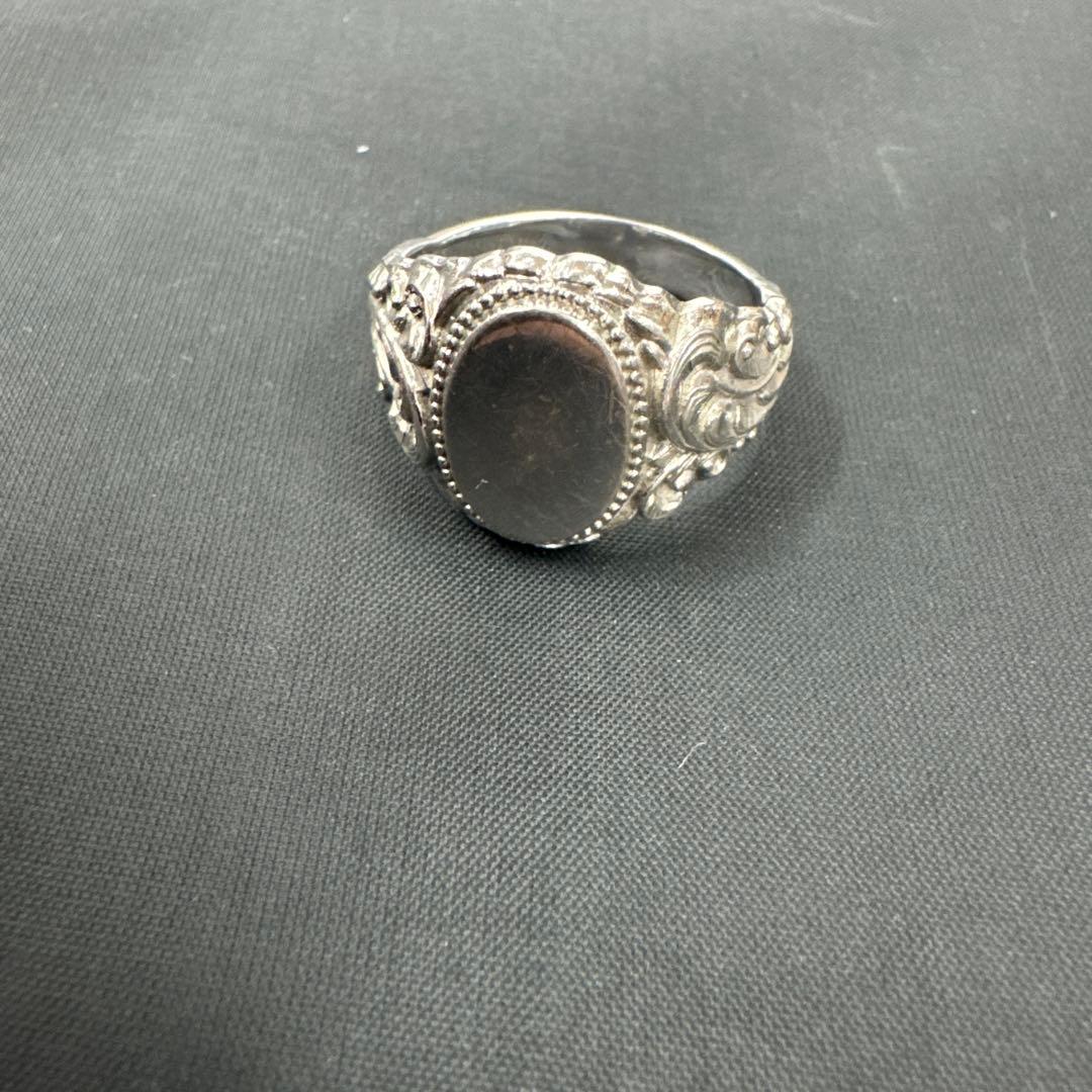 シグネットリング　シルバー900 23号 楽天市場】PUERTA DEL SOL ロゴ シグネットリング 7〜23号 指輪 リング