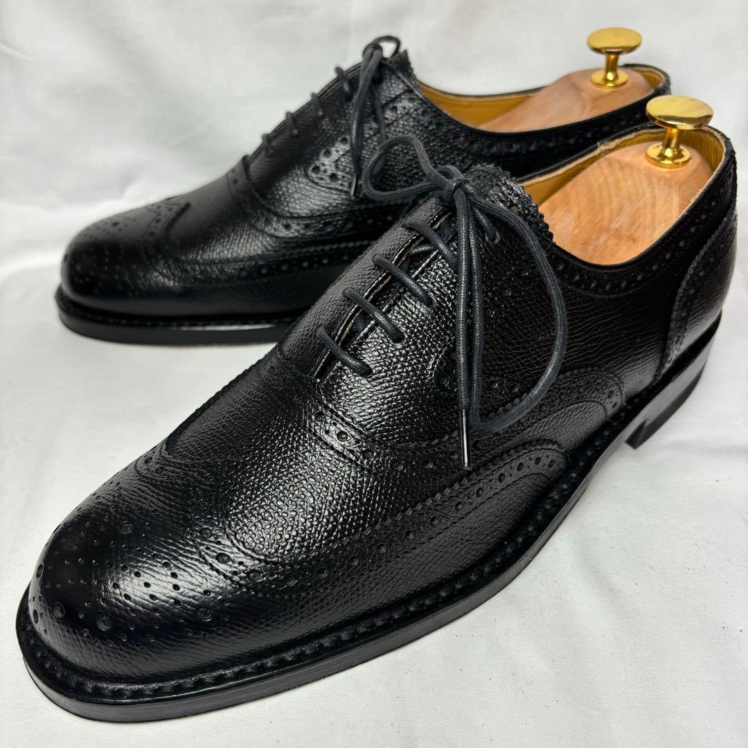 新品未使用】REGAL 2638 内羽根 ウイングチップ フルブローグ シボ革