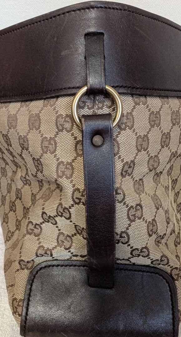 ラビット様専用 GUCCI GGキャンバス トートバッグ ベージュ/ブラウン