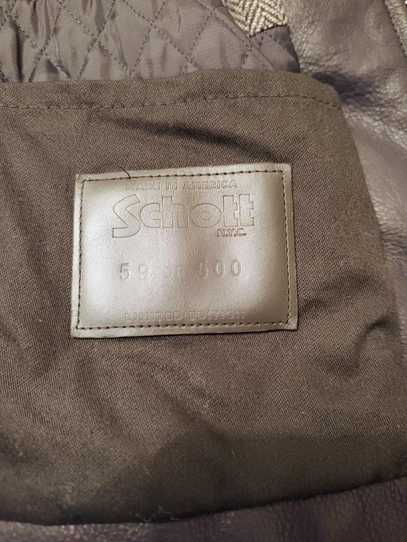 世界限定500着 Schott 90周年 ダブルライダース ショット - メルカリ