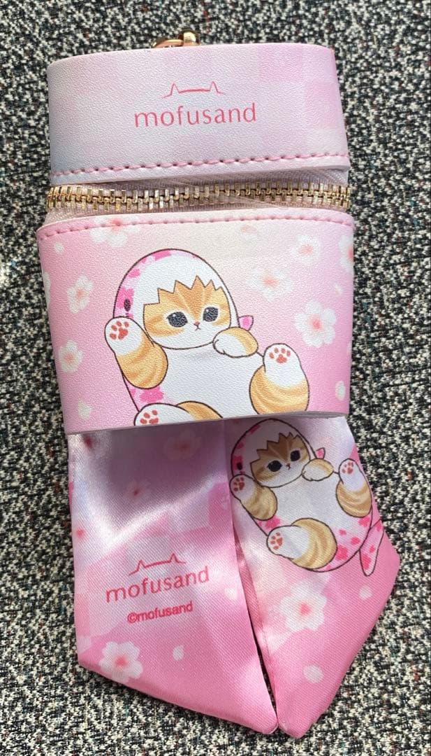 モフサンド mofusand スカーフチャーム付きポーチ 桜満開 - メルカリ