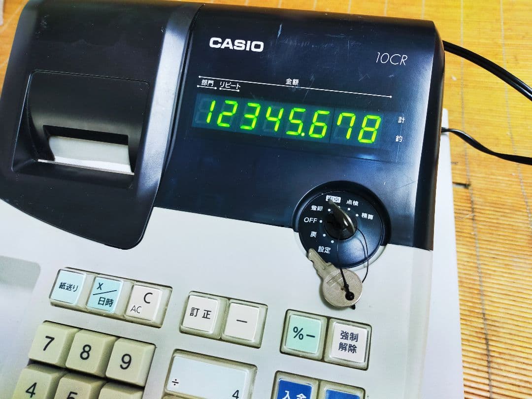 カシオレジスター 10CR 簡単便利特殊 送料込 344044