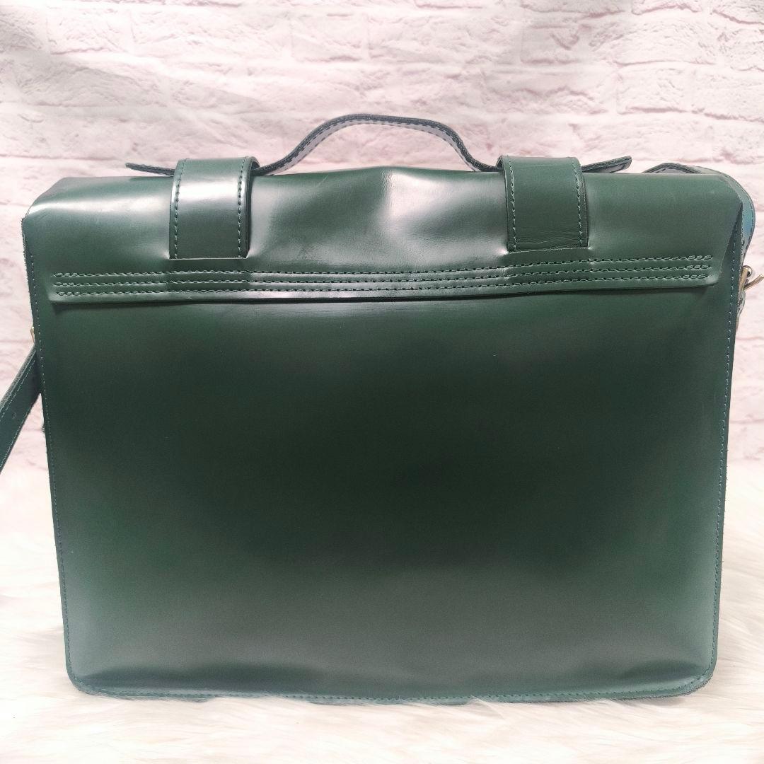 虚々様】ドクターマーチン サッチェルバッグ 15インチ グリーン Dr.Martens