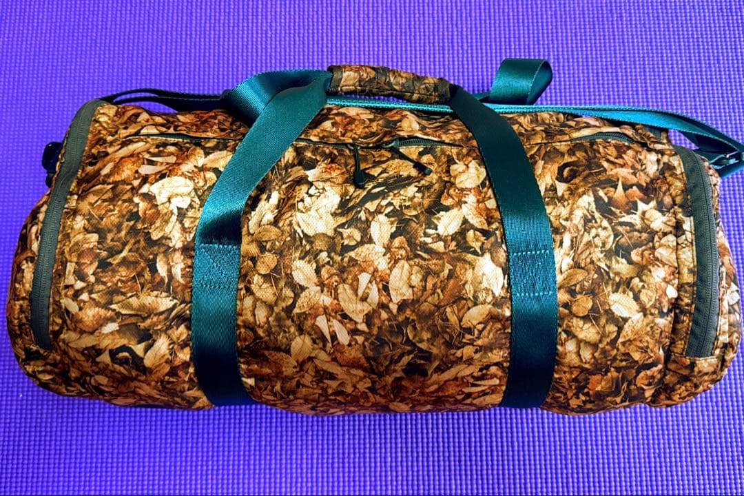 希少高＆超レア特典あり GYAKUSOU枯葉柄 ボストンバッグ :ドラムバッグ