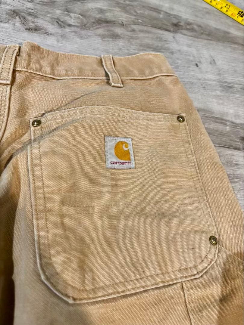 365 Carhartt ダブルニー USA製 フェード キャメル 商品詳細Carharttの