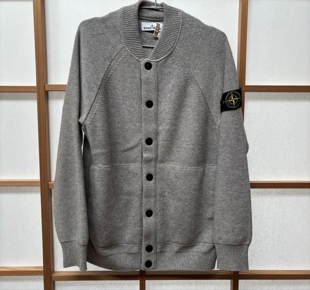 ストーンアイランド カシミヤ混MA-1タイプ ニットブルゾン - メルカリ