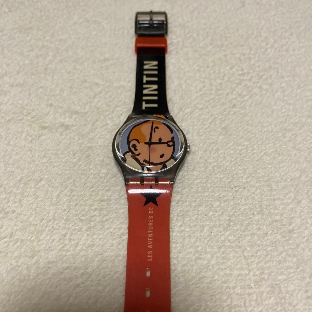 レア⭐︎タンタンの冒険 スウォッチ 75周年記念モデル 腕時計