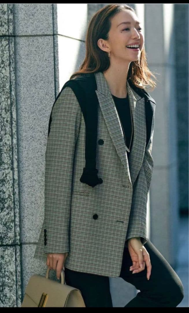 23区【杏さん着用】ガンクラブチェックストレッチ ジャケット セール】 ガンクラブチェックストレッチ ジャケット （テーラード