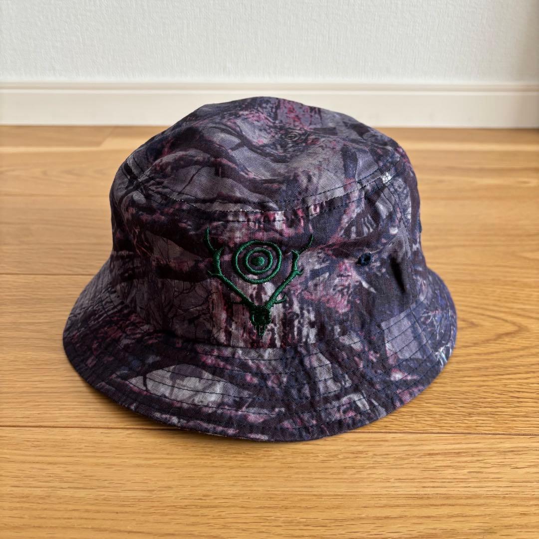 South2west8 カモ柄 バケットハット 総柄 サウスツー ネペンテス