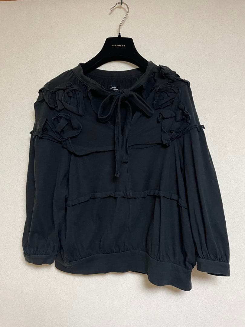 tricot COMME des GARCONS トップス ブラック - メルカリ