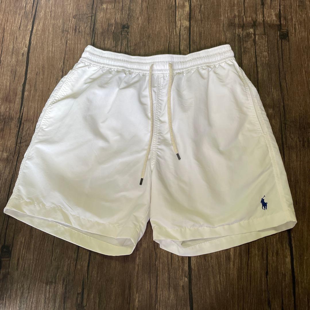 Ralph Lauren ポロラルフローレン トラベラースイムショーツ ホワイト