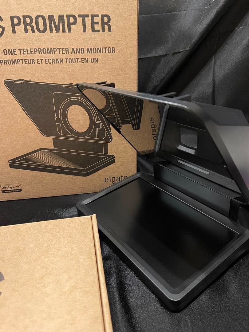 elgato PROMPTER テレプロンプター 開封済 未使用品 Elgato Prompter 内蔵モニター搭載テレプロンプター ビデオスクリプト