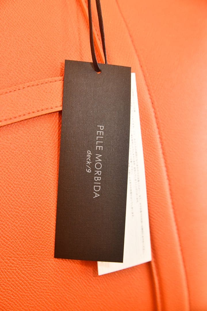 カズ0802様専用 ペッレモルビダ deck-9シリーズ トートバッグ オレンジ