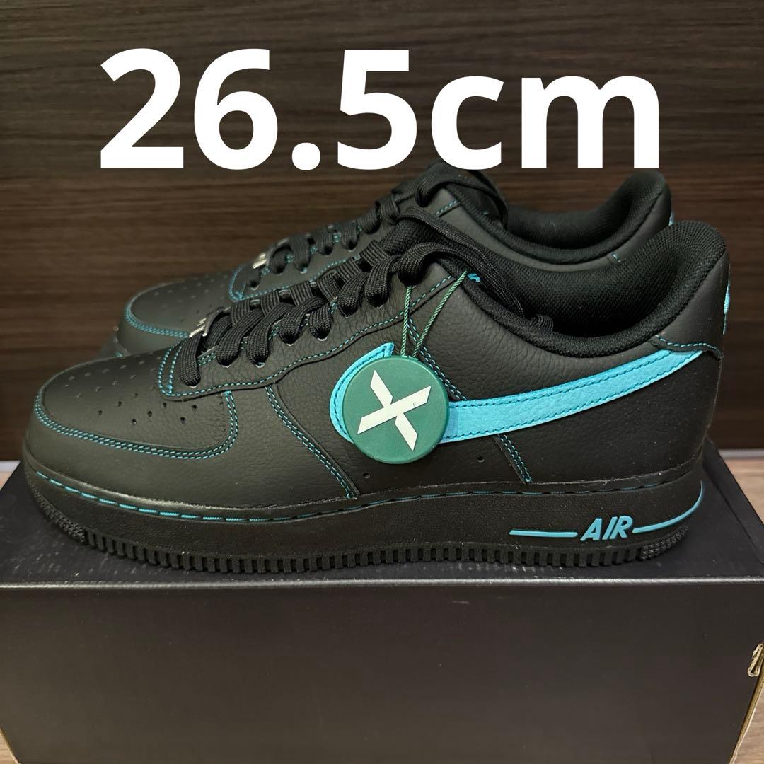 Nike Air Force1Lowブラックティファニー26.5cm鑑定済正規品 - メルカリ