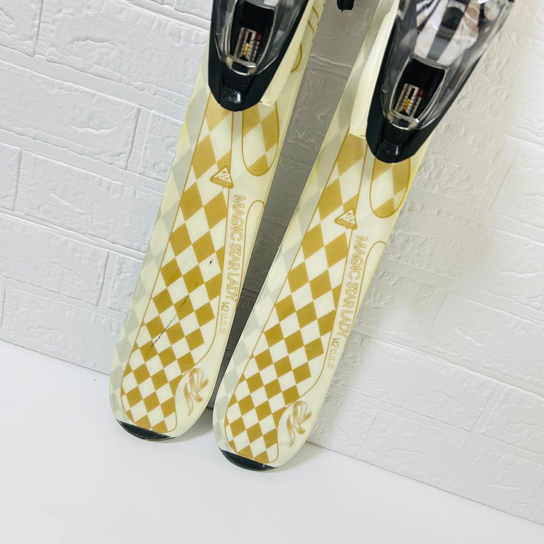 美品】K2 MAGIC STAR LADY スキー板 142cm レディース - メルカリ