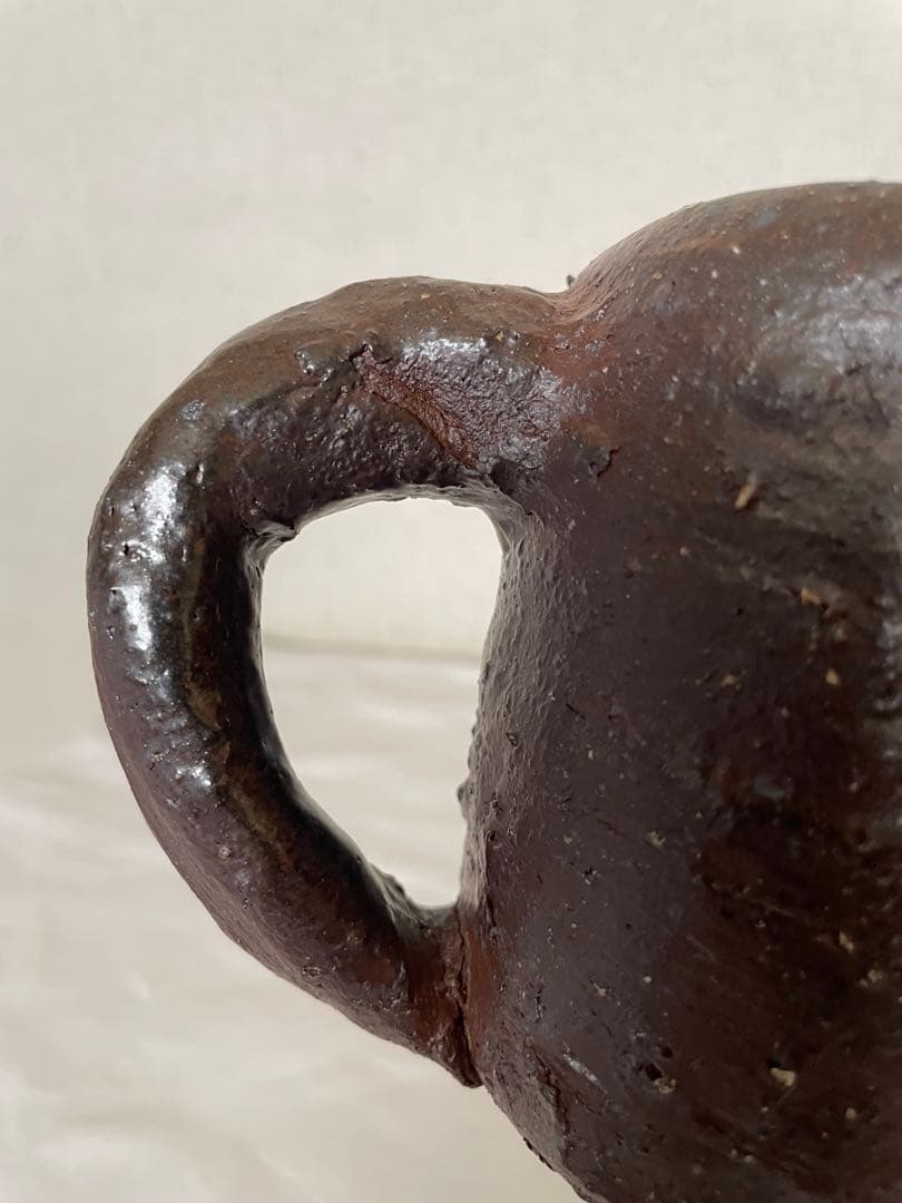 國吉清尚 作　焼締マグカップ