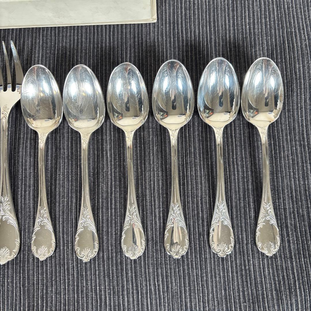 クーニー様】クリストフル マルリー ケーキフォーク+コーヒースプーン