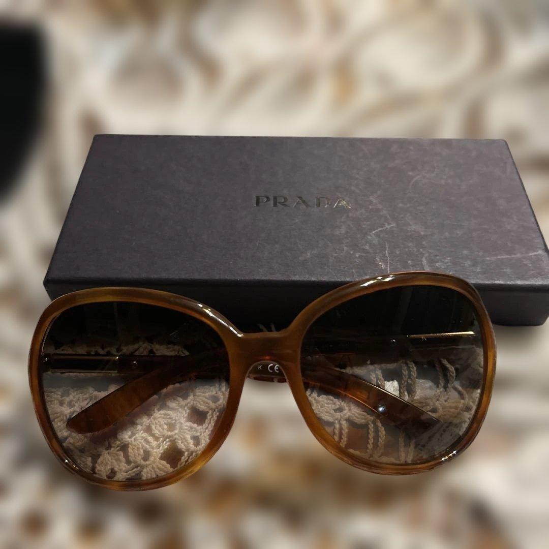 PRADA ブラウン サングラス ケース付き