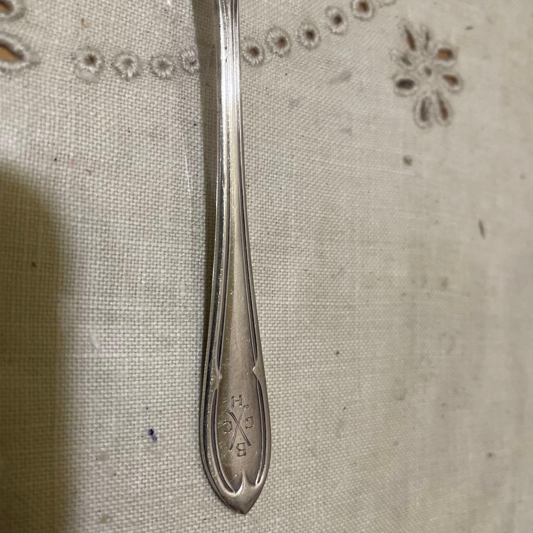 664シルバー製シルバープレート装飾スプーン4本セットイギリス - メルカリ