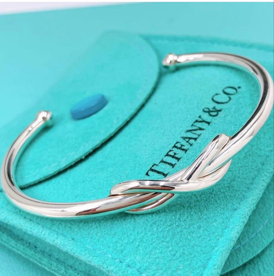 最終日　Tiffany & Co. シルバーバングル ツイストデザイン TIFFANY & Co. ティファニー ツイスト バングル ブレスレット シルバー