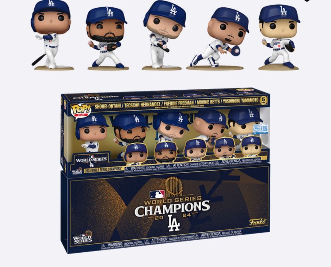 限定品！2024年ドジャース ワールドシリーズフィギュアセット 大谷 山本 大谷翔平 山本由伸 フィギュア バブルヘッド ロサンゼルス・ドジャース