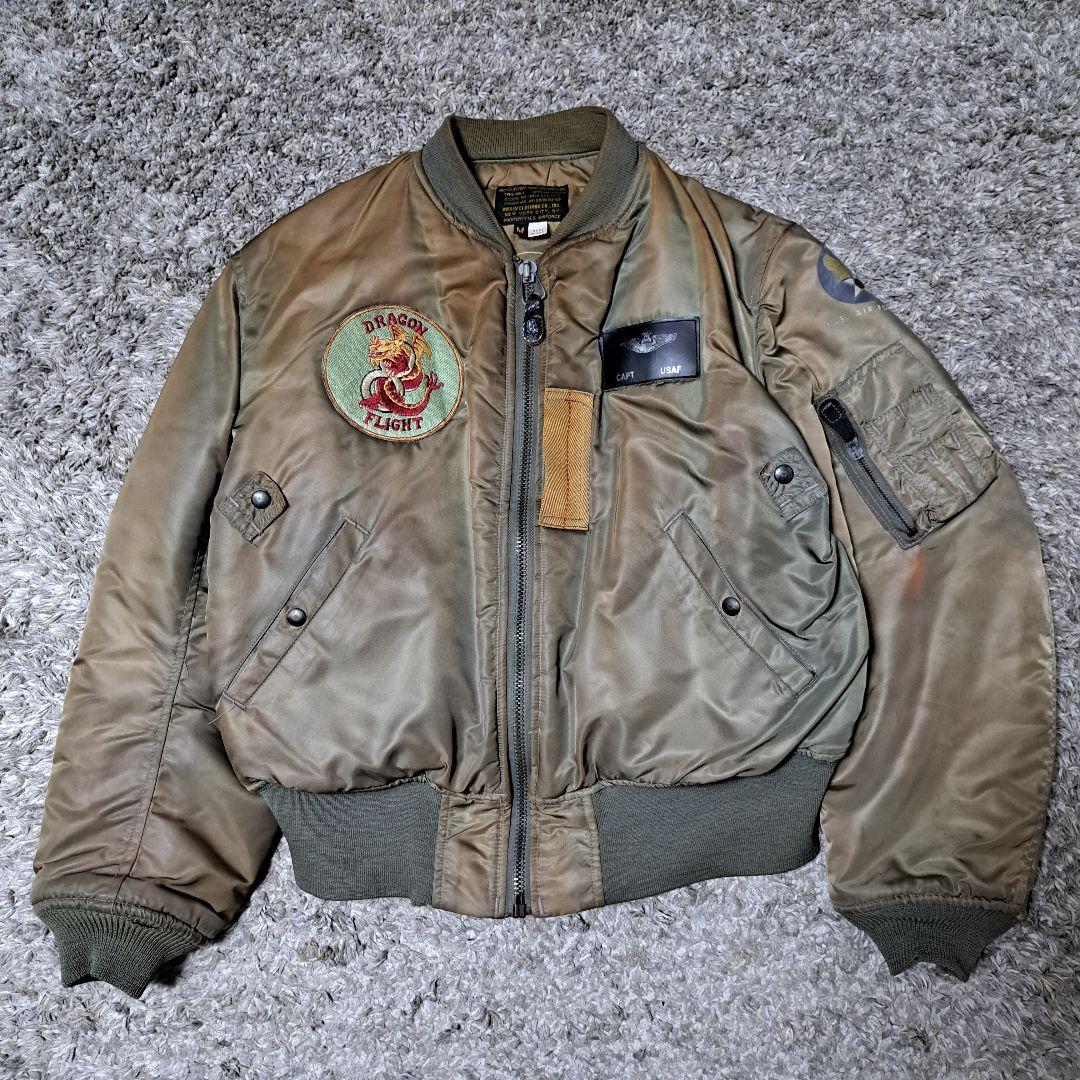 鬼フェード AVIREX USA製 MA-1 フライトジャケット