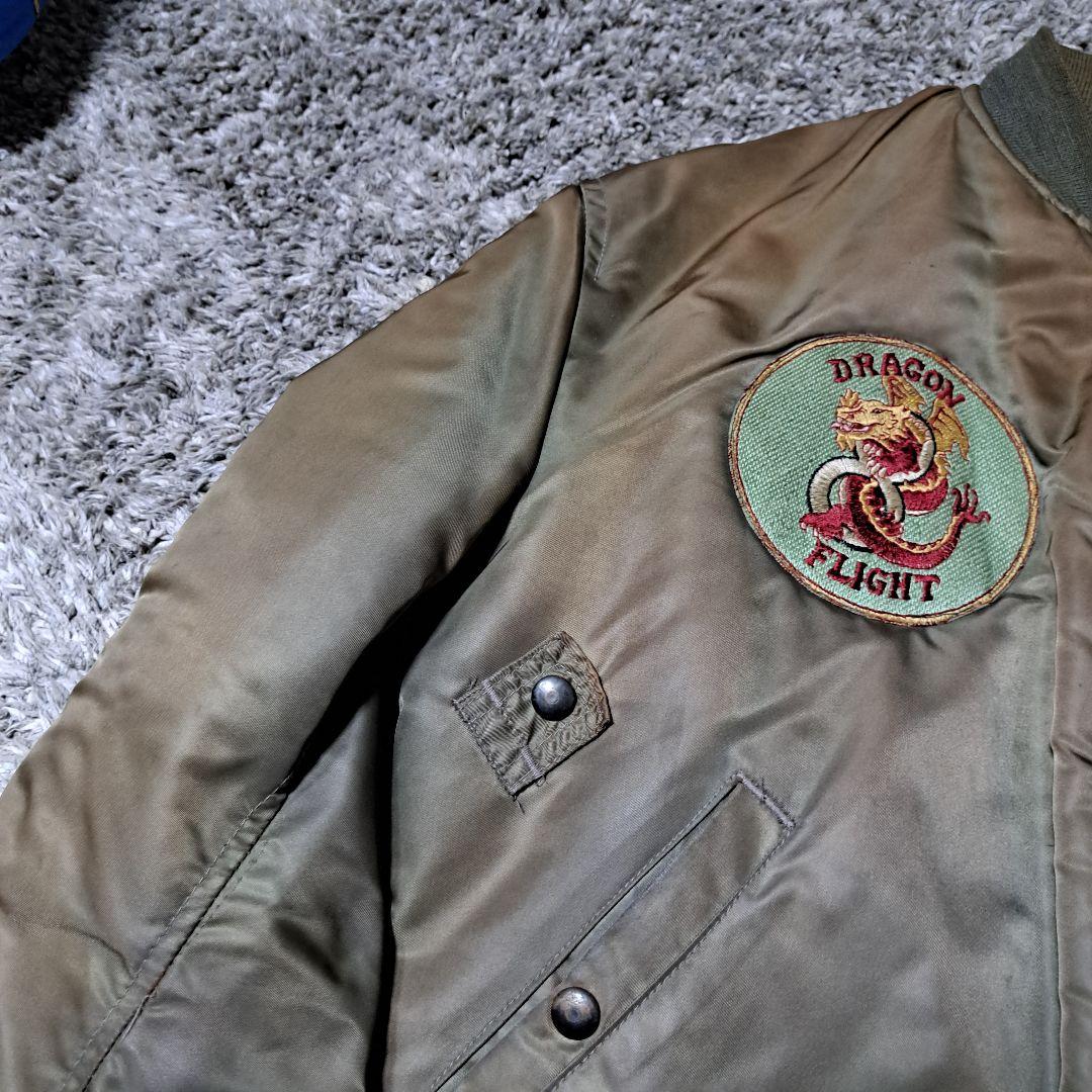 鬼フェード AVIREX USA製 MA-1 フライトジャケット