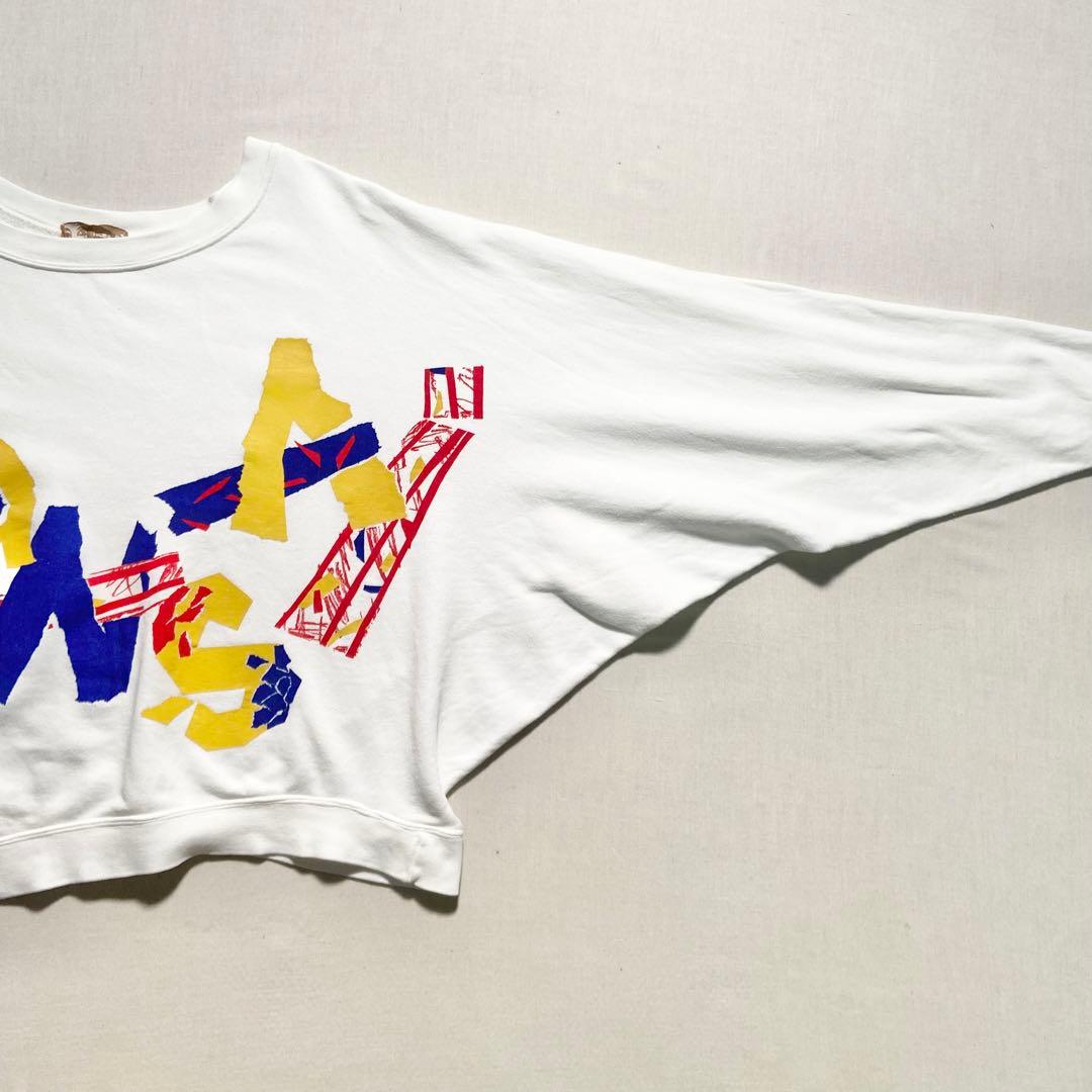 80s 顔タグ カンサイヤマモト 山本寛斎 スウェット ドルマスリーブ