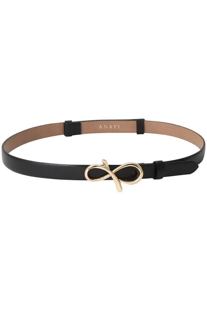 【新品】ANAYI モチーフバックルBELT〈ブラック〉 モチーフバックルベルト|ANAYI OFFICIAL ONLINE STORE｜アナイ 公式サイト