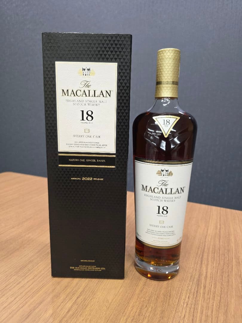 ザ・マッカラン 18年 シェリーオーク 2022 箱付 未開封 700ml - メルカリ