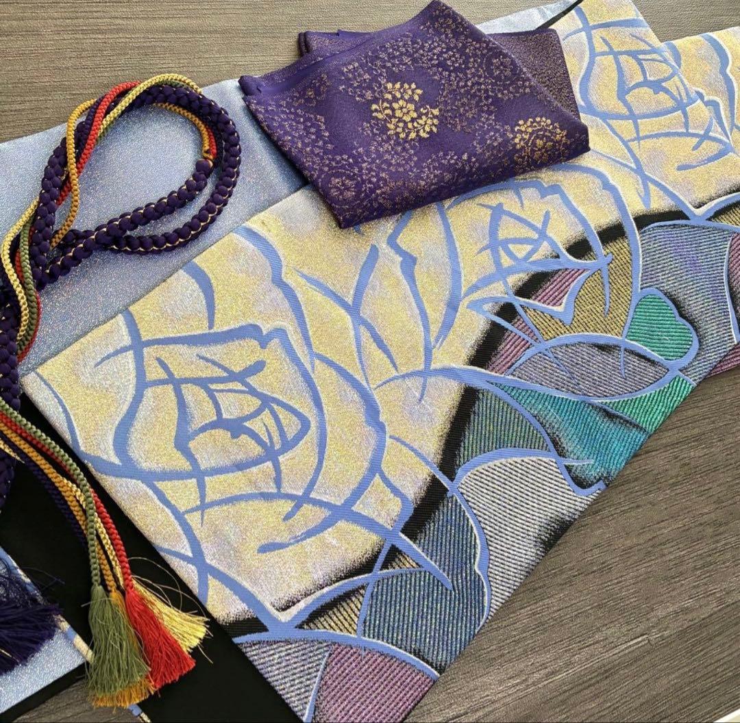 成人式 振袖 フルセット】正絹 孔雀 秋山庄太郎デザイン - メルカリ