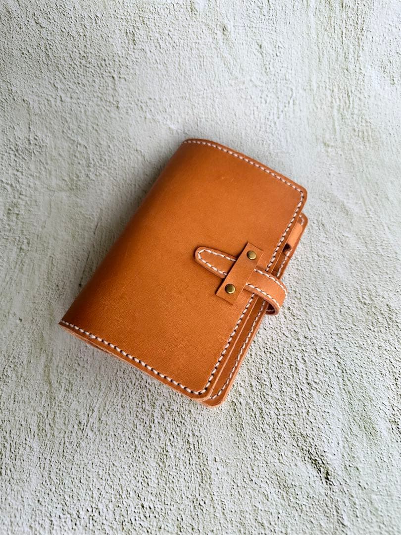 ミニ6サイズシステム手帳ハンドメイド手縫いシール手帳にも❤️ わたしのシールコーデ帳（ミニ6）- システム手帳用剥離紙 シール