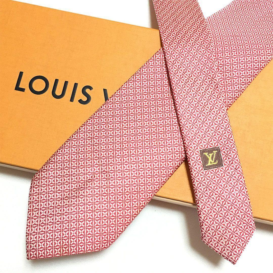 未使用級 ルイヴィトン Louis Vuitton ネクタイ シルク 花柄 - メルカリ